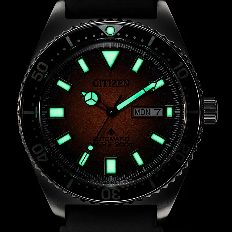 Citizen Promaster Diver's Automatic Orange Dial Men's Watch | NY0120-01Z